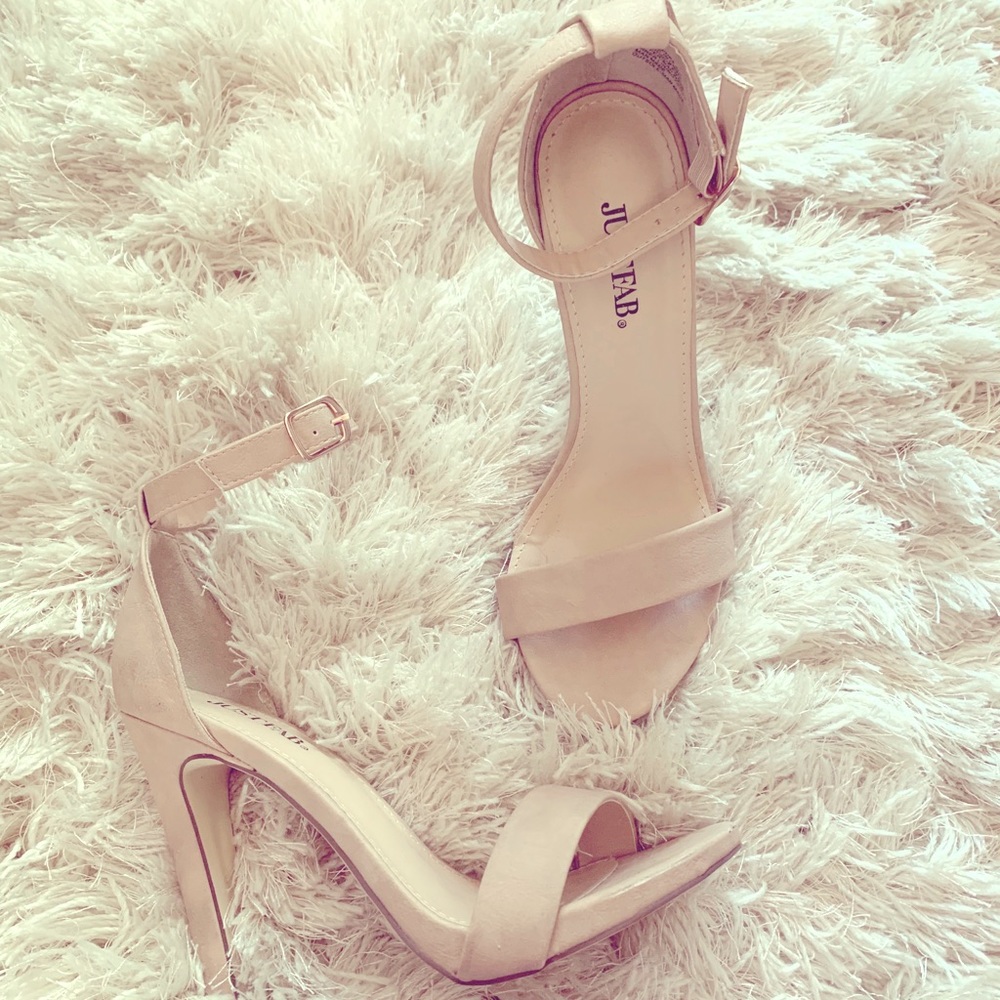Justfab nude heels